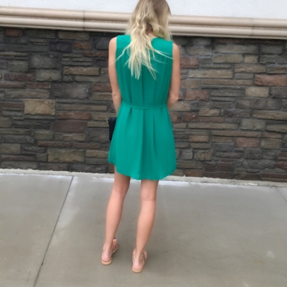 Color Pop Sheath Dress - Emerald - Picture 5 of 5